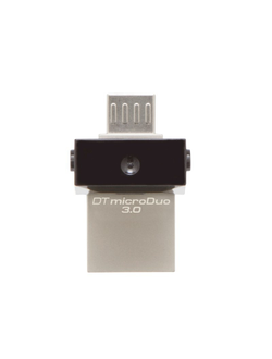 Флеш-память Kingston microDuo, 64Gb, USB 3.0, micro USB, черный, DTDUO3/64GB