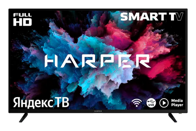 Телевизор Harper 43F660TS, 43", Full HD, Smart TV  Черный