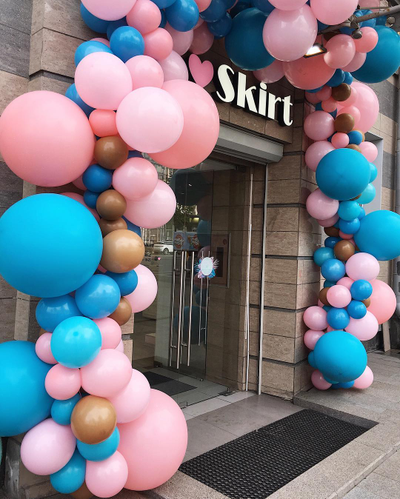 Разнокалиберная гирлянда из шаров