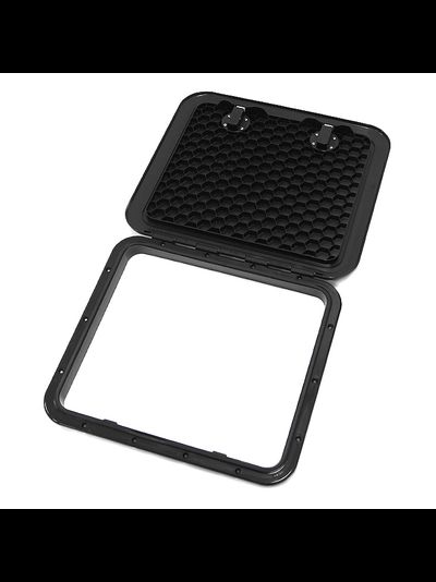 Крышка рундука SEAFLO 460x520 мм с замком, черный пластик