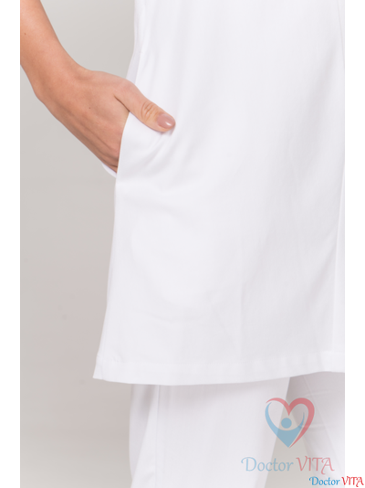 ТУНИКА МЕДИЦИНСКАЯ DR.SUPER "HELEN" БЕЛАЯ