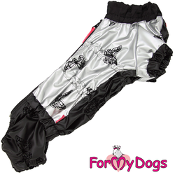 Дождевик бабочки черный/серебро