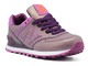 New Balance 574 Фиолетовые кожа женские (36-40) Арт. 191FM-A