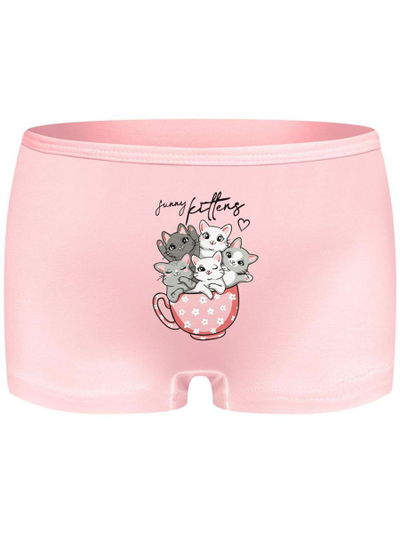 Трусы шорты для девочек Baykar - 5684 розовый