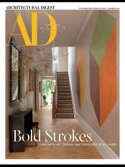 AD Magazine US Architectural Digest December 2025 Bold Strokes Cover, Intpressshop