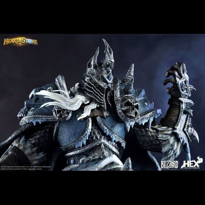Король-Лич (серия Warcraft, HearthStone) - КОЛЛЕКЦИОННАЯ СТАТУЯ 1/10 The Lich King (HEXHS002) - HEX Collectibles x Blizzard