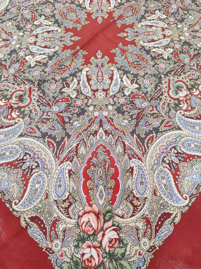 Павловопосадский платок Вечер над Вохной 1946-6