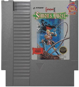 &quot;Castlevania 2 - Simon&#039;s Quest&quot; Игра для NES (Made in Japan)