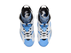 бело-синие мужские кроссовки Nike Air Jordan 6 Retro 'UNC Home' White CT8529-410