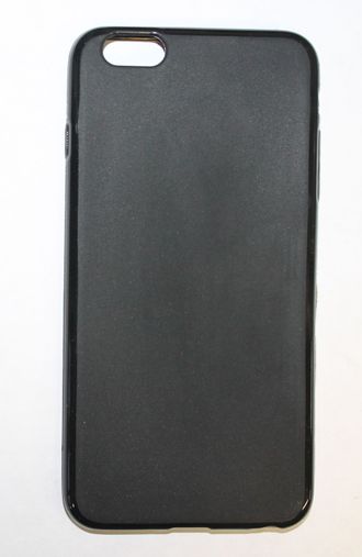 Защитная крышка силиконовая iPhone 6 plus, чёрная