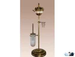 Напольная Бронзовая стойка с аксессуарами для туалета от Wildbad