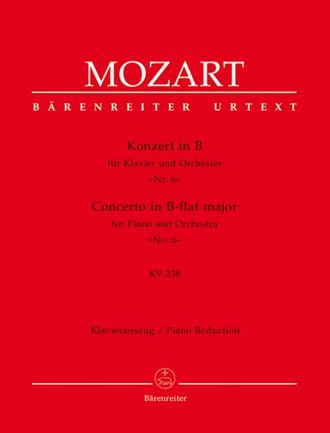 Mozart. Konzert №6 B-Dur KV238 für Klavier und Orchester für 2 Klaviere