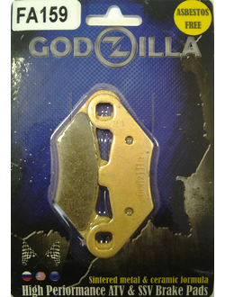 Тормозные колодки Godzilla FA159 для Polaris SPORTSMAN/RANGER, Stels Guepard 800