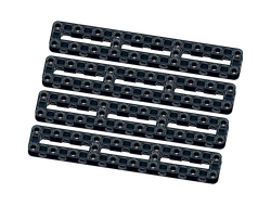!АНАЛОГ! Technic, Liftarm, Modified Frame Thick 3 x 19 Open Center, Black (67491 / 6377025) / 4 шт.