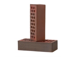 Кирпич облицовочный с флэш обжигом Готика гладкий 1 NF М200 Вышневолоцкая керамика