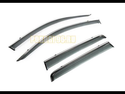 Дефлектор окон с молдингом для Mitsubishi Outlander 2012-2014 2014-