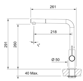 Смеситель Franke Neptune Evo nozzle