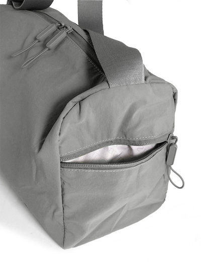 (АРТИКУЛ: 9875) СУМКА НЕБОЛЬШАЯ, ТЕКСТИЛЬ (НЕЙЛОН), СЕРАЯ, РЕМЕНЬ ЧЕРЕЗ ПЛЕЧО