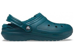 CROCS CLASSIC LINED CLOG УТЕПЛЕННЫЕ БИРЮЗОВЫЕ