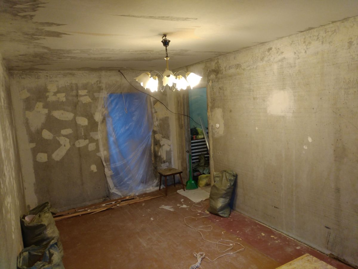 Ремонт комнаты в хрущёвке под ключ в Мурманске фото видео цены отзывы.