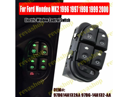 кнопки стеклоподъемника Ford Mondeo, Ford Mondeo MK2 запчасти, кнопки управления стеклами Ford, кноп