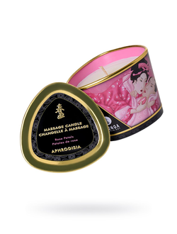 274500 Массажное аромамасло в виде свечи Shunga «Афродизия. Лепестки роз» 170мл