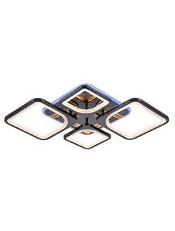 Люстра светодиодная 8057/2+2 PBK 112W+8W RGB Profit Light