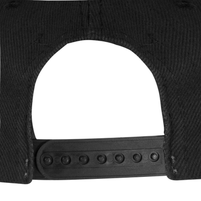 Кепка с прямым козырьком черная  (логотип Volleylife)