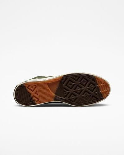 Высокие практичные Кеды Converse Chuck 70 Plus болотного цвета A01362C