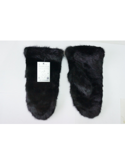 Варежки из меха норки