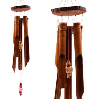 Музыка ветра бамбук h-68см 5 палочек (трещина основания)