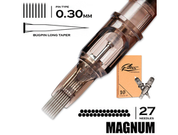 27 MGLT/0.30 - Magnum Bugpin Long Taper "EZ FILTER"