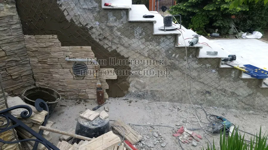 Облицовка искусственным камнем