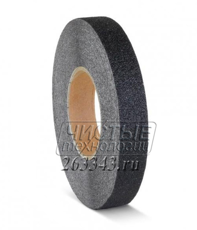 Черная абразивная противоскользящая лента (25мм, 50мм)
