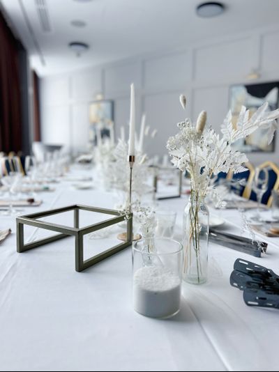 Декор длинного стола "Хилтон"