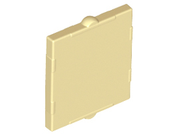 Glass for Window 1 x 2 x 2 Flat Front, Tan (60601 / 6197548 / 6256080)