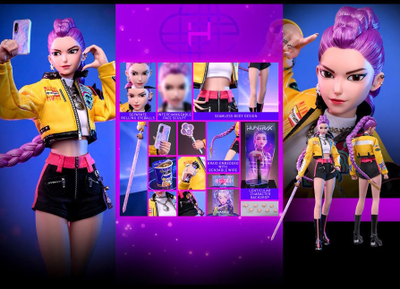 ПРЕДЗАКАЗ - Руми ("Кейпоп-охотницы на демонов") - Коллекционная ФИГУРКА 1/6 Rumi  KPop Demon Hunters (TMS176) - Hot Toys ?ЦЕНА: 33500 РУБ.?