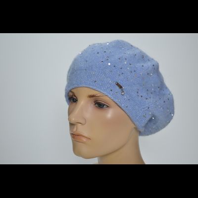 Берет Vizio SS 1331 BO голубой одинарный