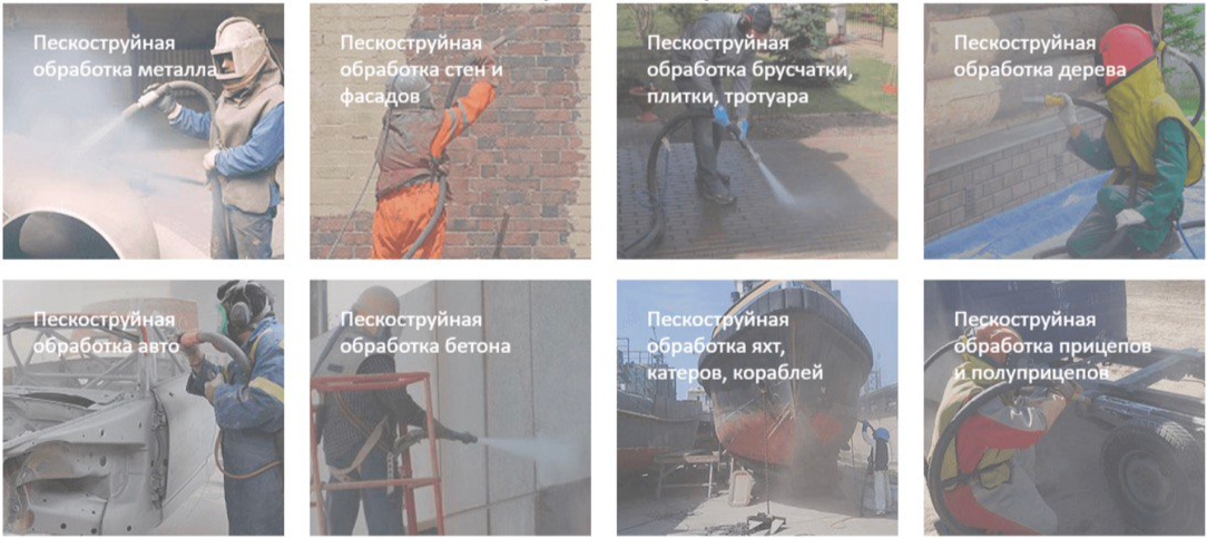 Пескоструйная обработка и окраска в Перми стен домов авто яхт кораблей бетона кирпича дерева