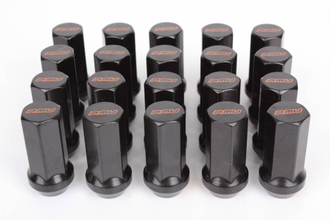 Комплект гаек PMU конус 12*1,25 черный HEX 17