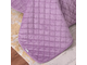 Декоративное велюровое покрывало Евро OVF012 240 х 260 см с двумя наволочками 50 х 70 см цвет Сиреневый