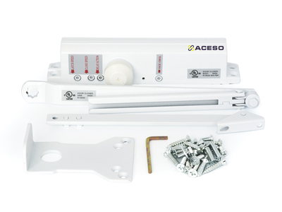 Дверной доводчик с отсрочкой закрывания до 35 секунд. Морозостойкий с ветровым тормозом.