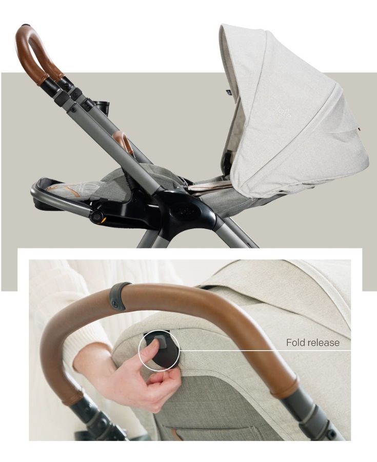 Благодаря регулируемой спинке, которая может раскладываться до горизонтального положения