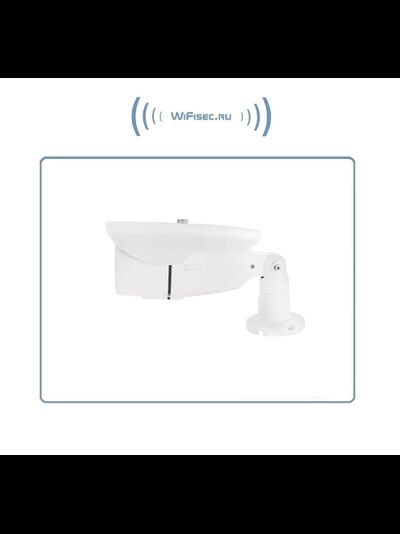 Уличная WiFi/LAN телекамера с моторизированным вариофокальным объективом с автофокусом 5 Megapixel,  Full HD, 4 Мп (цвет тёмно-серый)