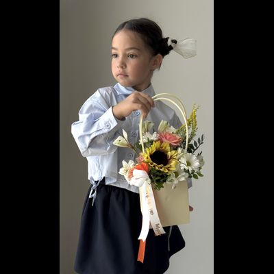 Цветочная композиция учителю / воспитателю № 803