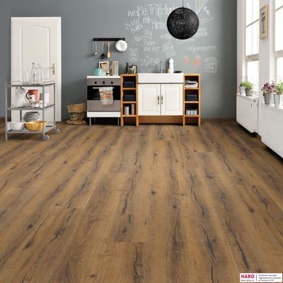 Ламинат Haro Tritty 100 Gran Via Дуб Италика Дымчатый 530333 32 класс толщина 8 мм с фаской 2.68 м2