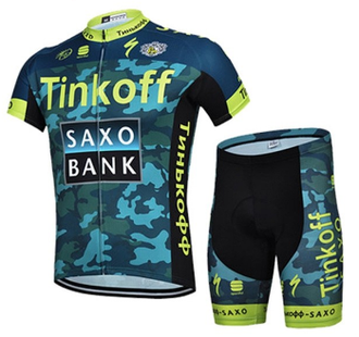 Велокостюм Tinkoff Saxo-Bank, майка, шорты, S, черно-желтый