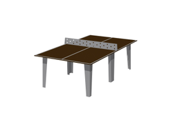 Стол теннисный Romana 203.13.02-01 (встроенная металлическая сетка)