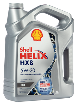 Масло моторное SHELL Helix HX8 5W30 ECT 4л синт.