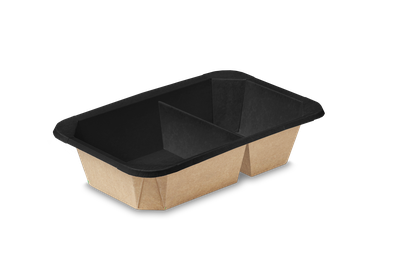 Салатник OCTOBOX 800/2  BLACK WOOD